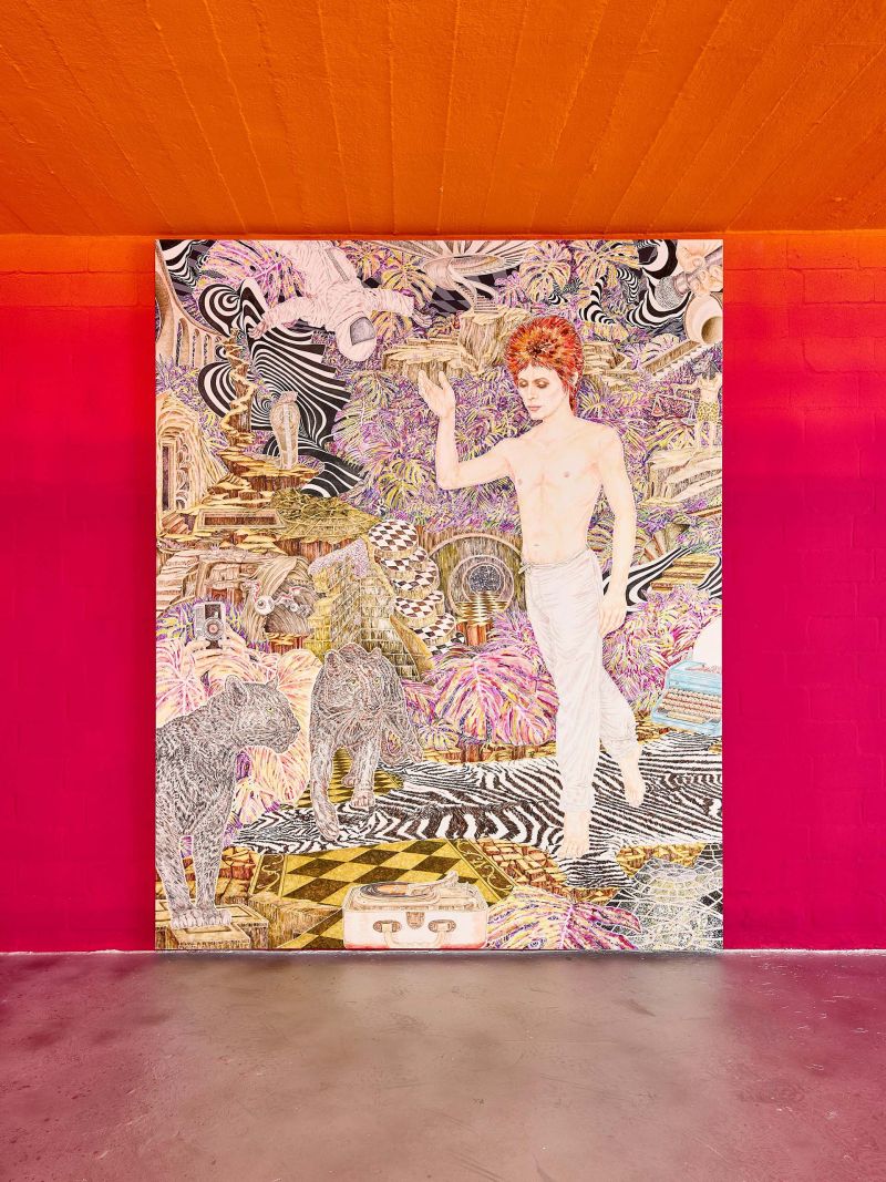 Installation im Offspace Lycra Raum in Hamburg