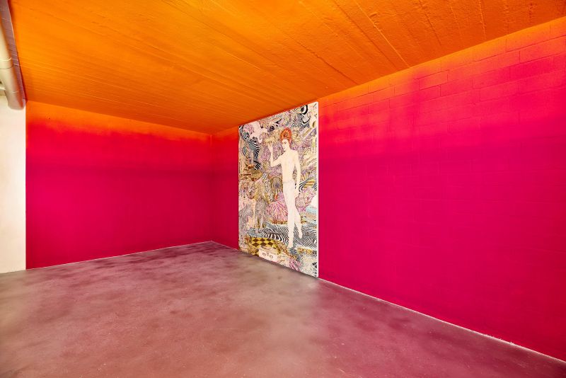 Installation im Offspace Lycra Raum in Hamburg