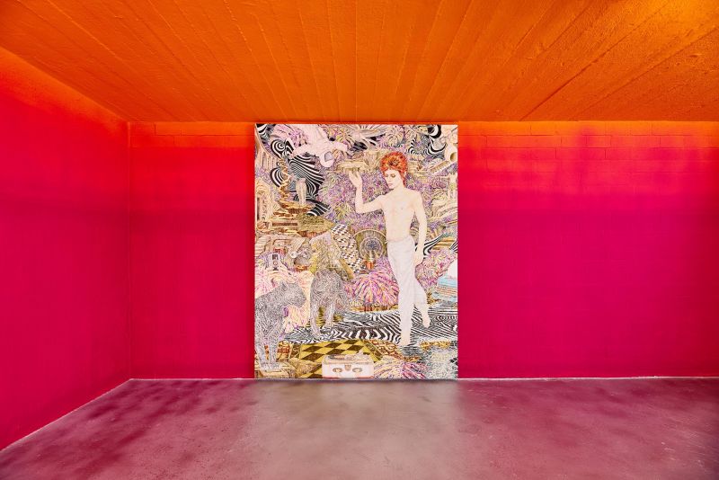 Installation im Offspace Lycra Raum in Hamburg