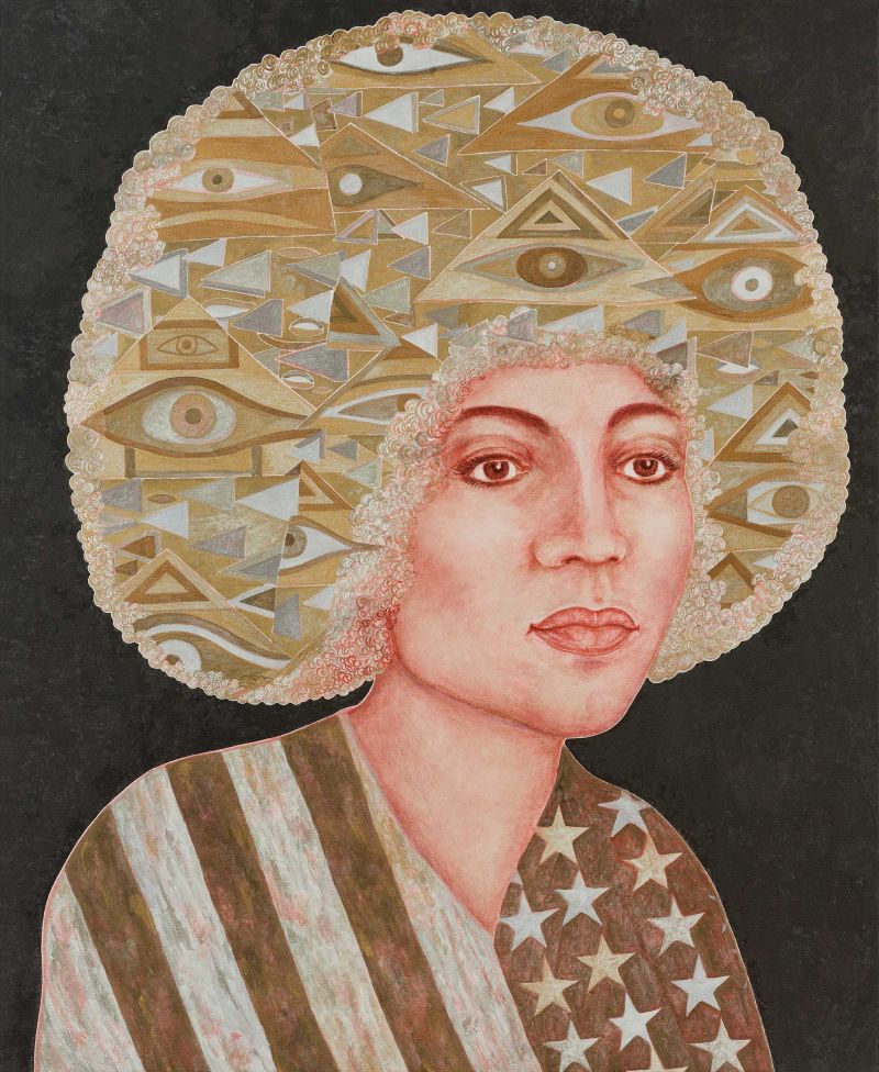 In God We Trust (2020) 110cm x 90cm 