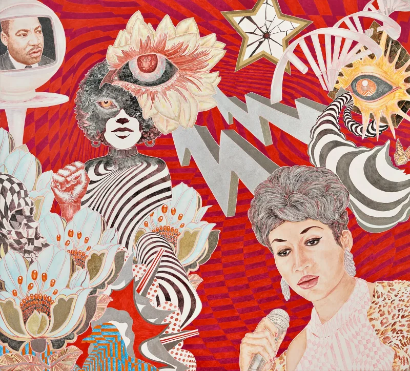 Spirit in the Dark (2020) 180cm x 200cm